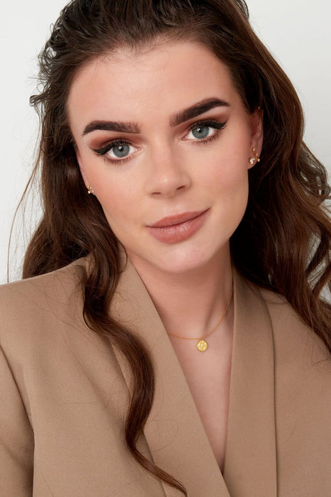 Halskettenanhänger mit Steinen – 925er Silber