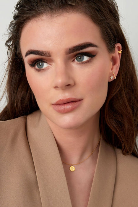 Halskettenanhänger mit Steinen – 925er Silber