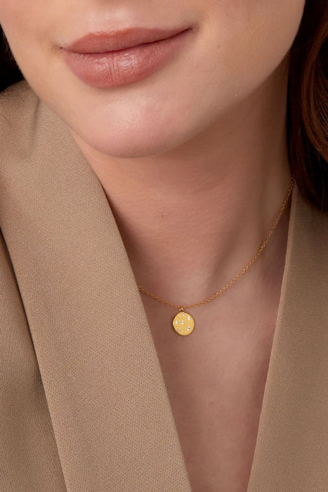 Halskettenanhänger mit Steinen – 925er Silber