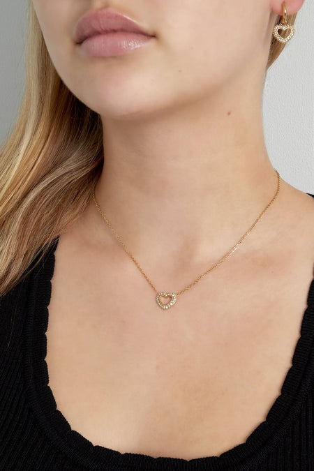 Diamant-Herzkette