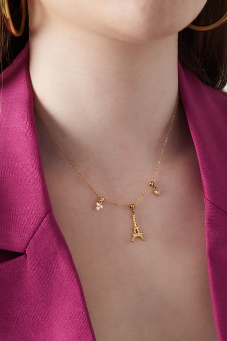 Eiffelturm Halskette