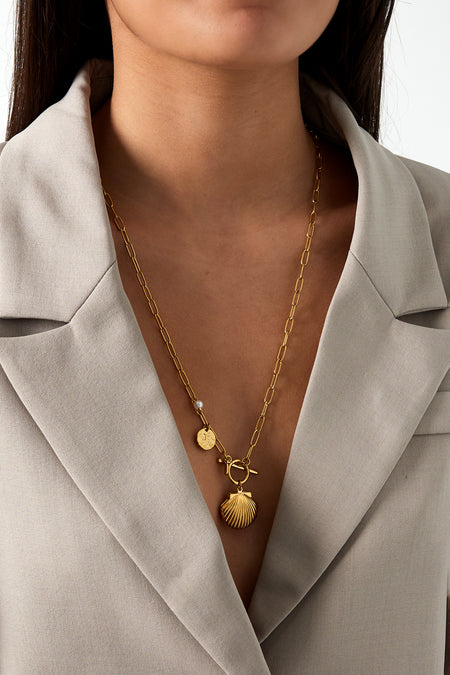 Muschelkette - Goldfarben