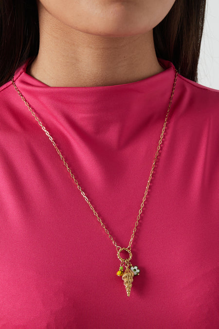 Muschelkette - Goldfarben