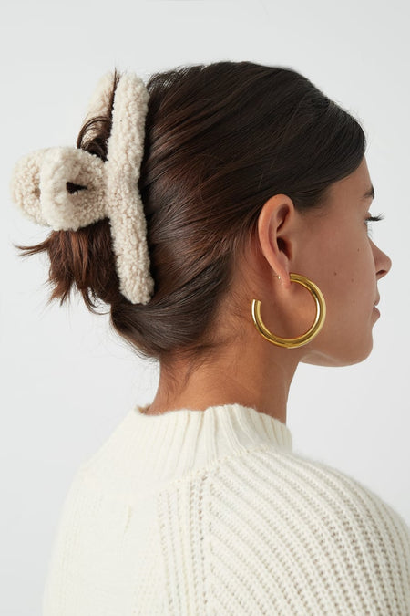 Flauschige Teddy Haarspange