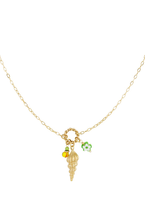 Muschelkette - Goldfarben