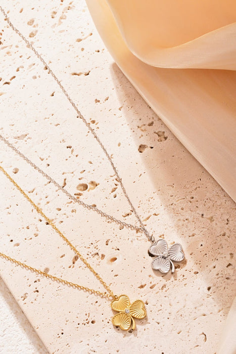 Glücksbringer-Halskette – Goldfarben