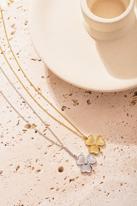 Glücksbringer-Halskette – Goldfarben