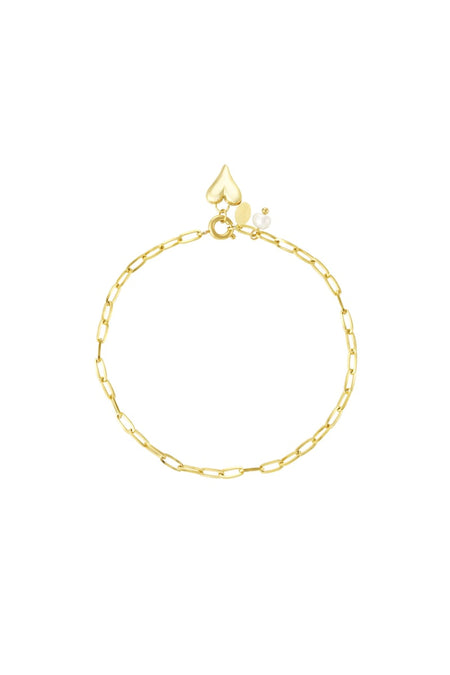 Adore Charm-Armband – Goldfarbe - Goldfarbefarbe