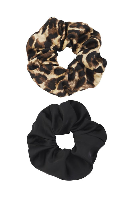Scrunchie Set Wild Duo - braun schwarz