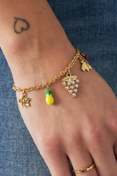 Fruchtiges Charms Armband