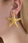 Große Seestern-Ohrringe