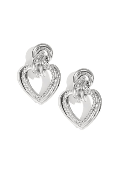 Eisen Tropfen Ohrringe Herz Elegante Weihnachten Luxuriöse Serie frauen schmuck