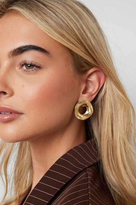 Ohrstecker Kreis Casual Daily Simple Series Damenschmuck