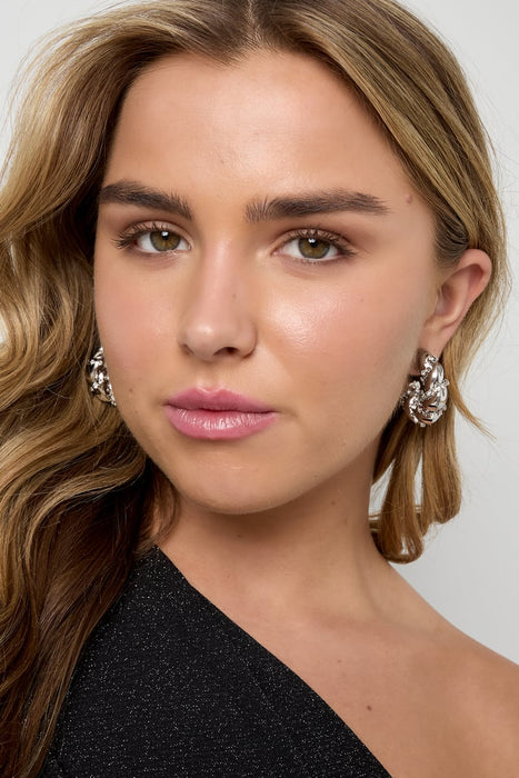 Eisen Creolen Kreis Elegante Weihnachten Luxuriöse Serie Damen Schmuck